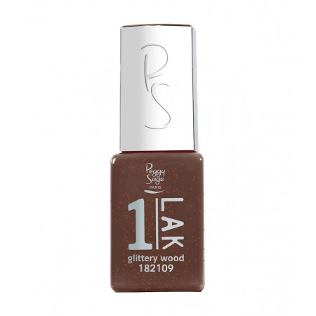 Vernis semi-permanent 1-LAK Glittery Wood 182109